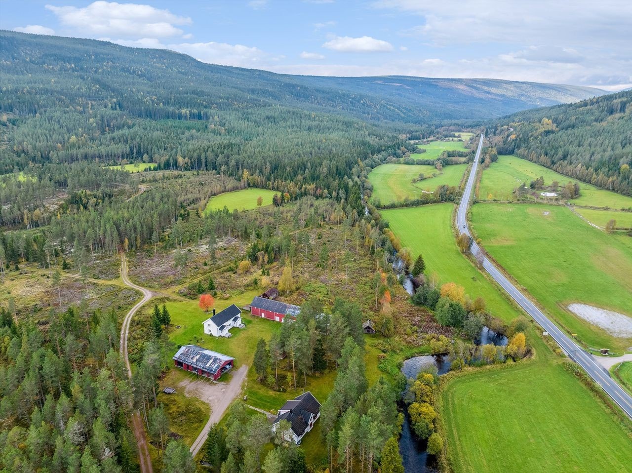 Oversiktsbilde i retning nord-vest Galleribilde