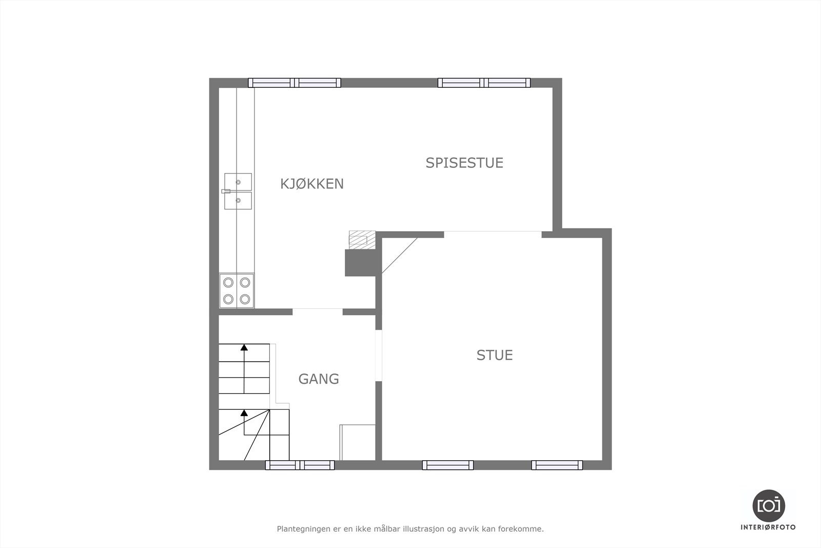 Plantegning Galleribilde