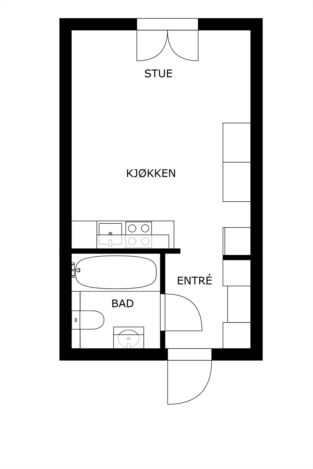 Plantegning Galleribilde