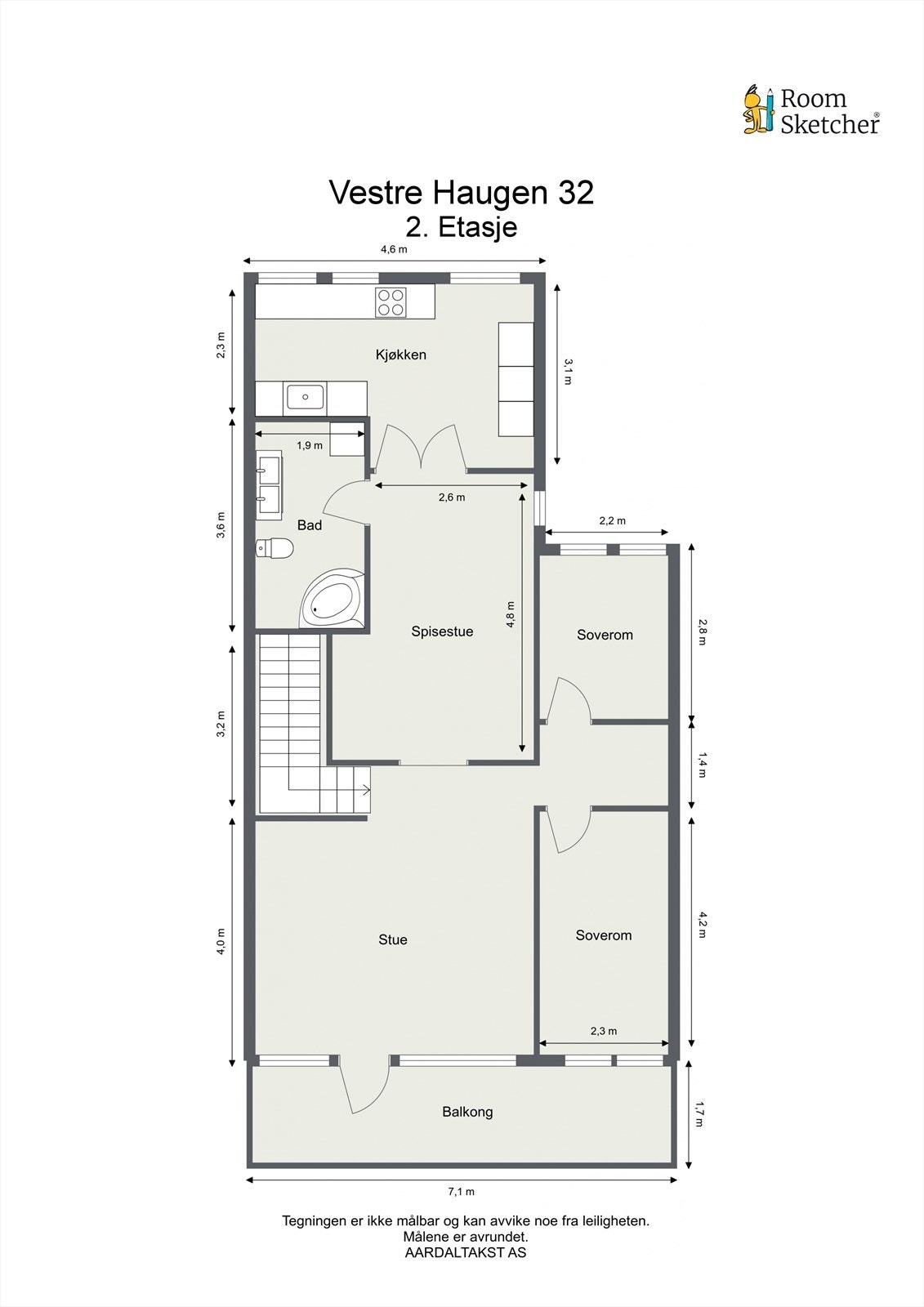 Planskisse 2 etasje. Galleribilde