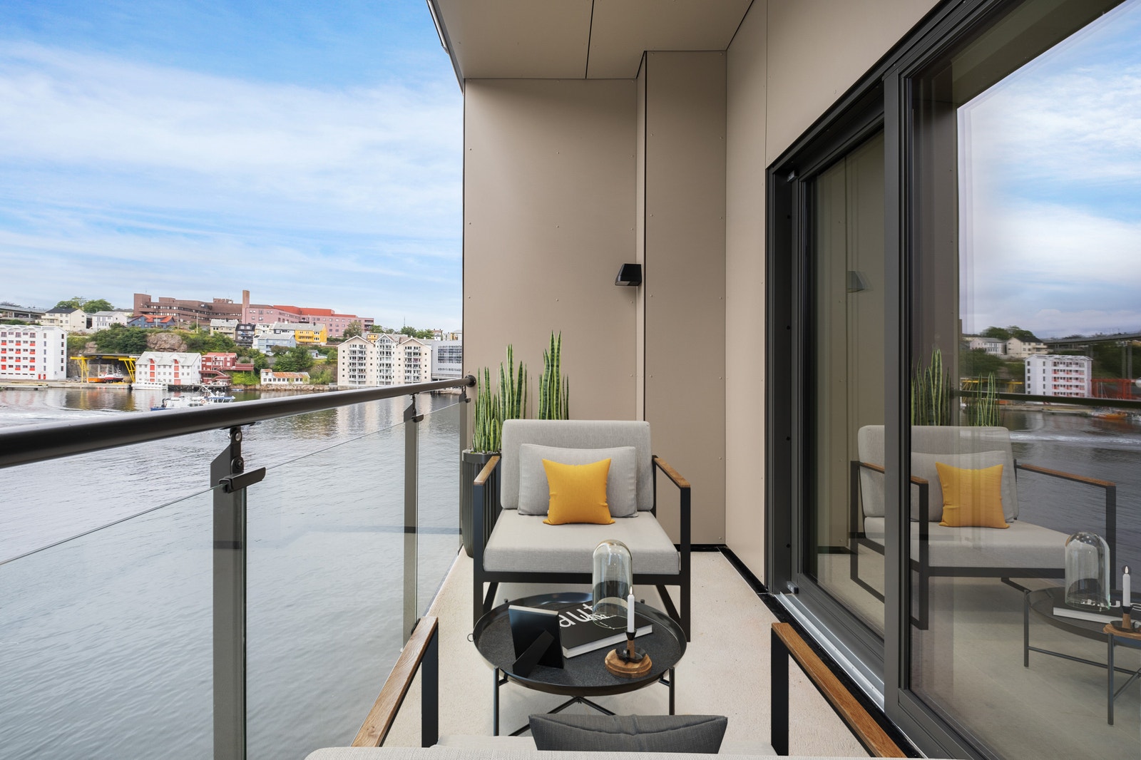 Balkong med fantastisk utsikt Galleribilde