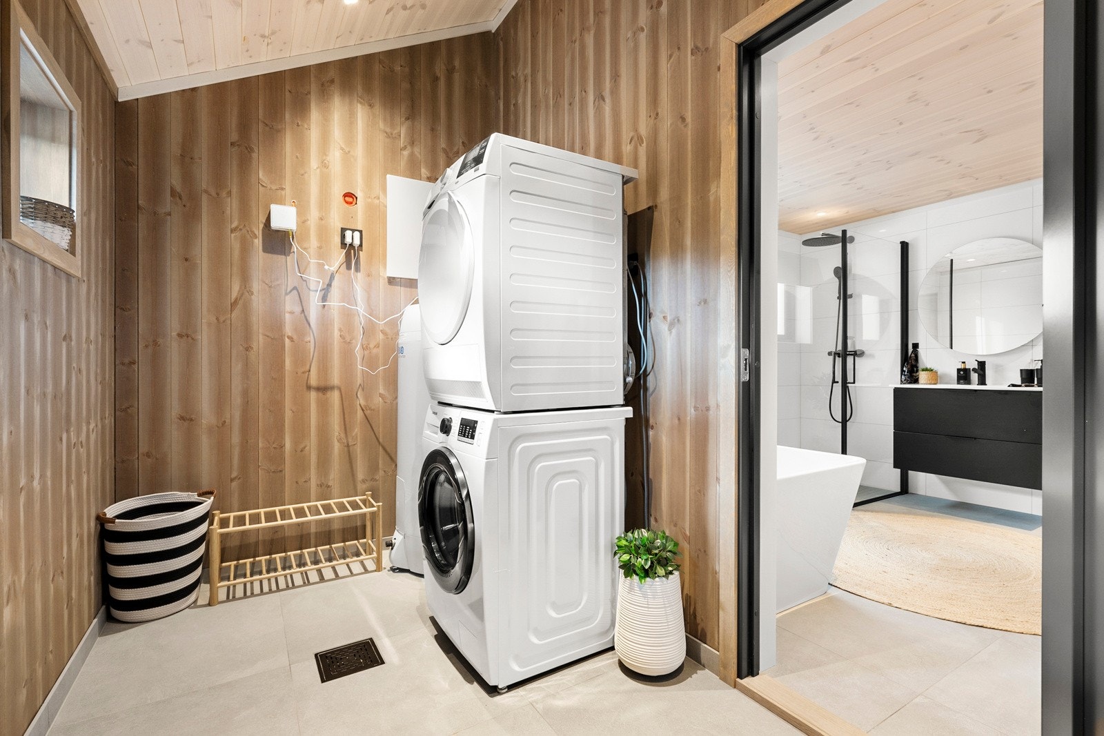 Vaskerom med egen utgang Galleribilde