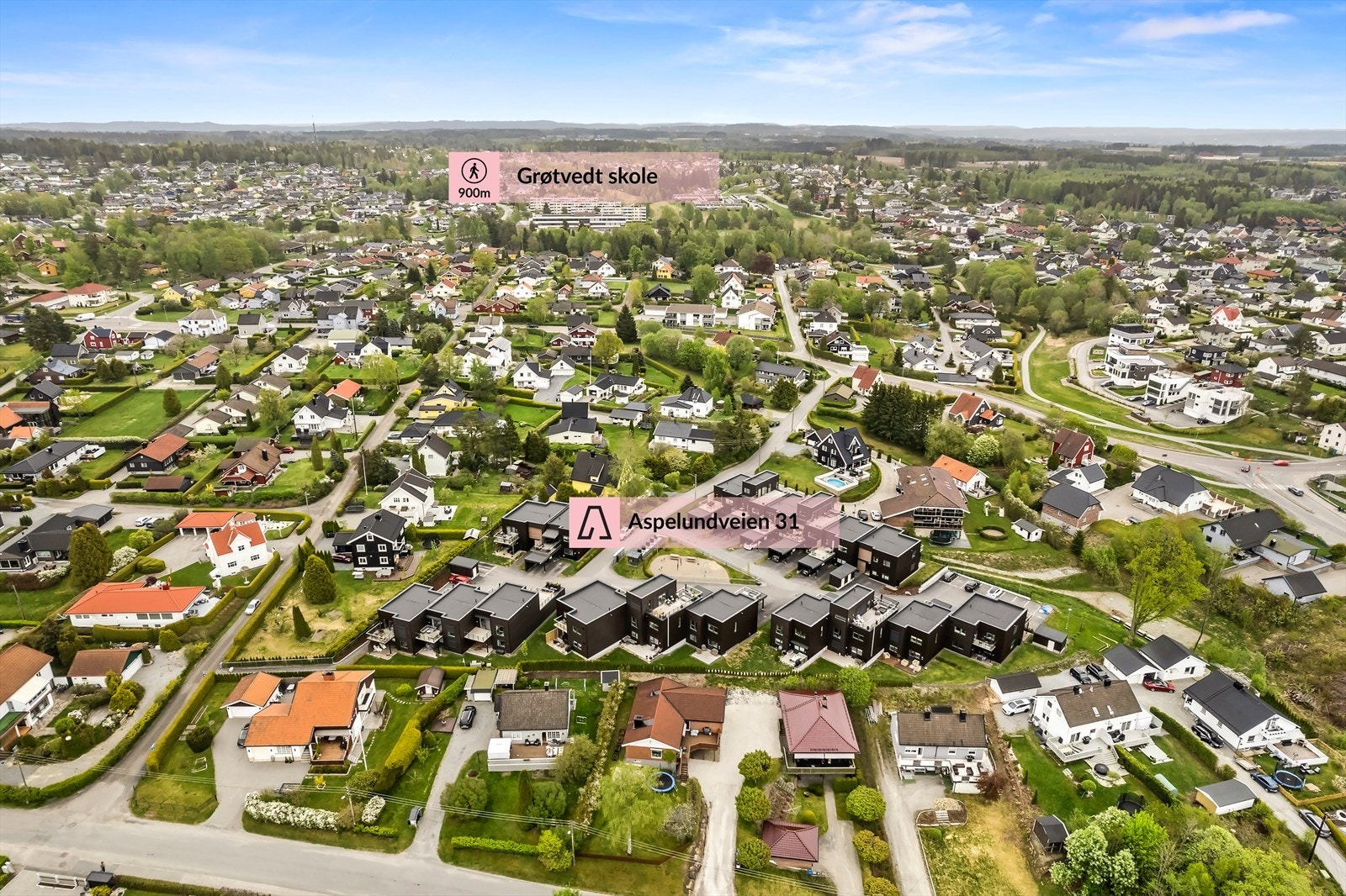Dronefoto Galleribilde