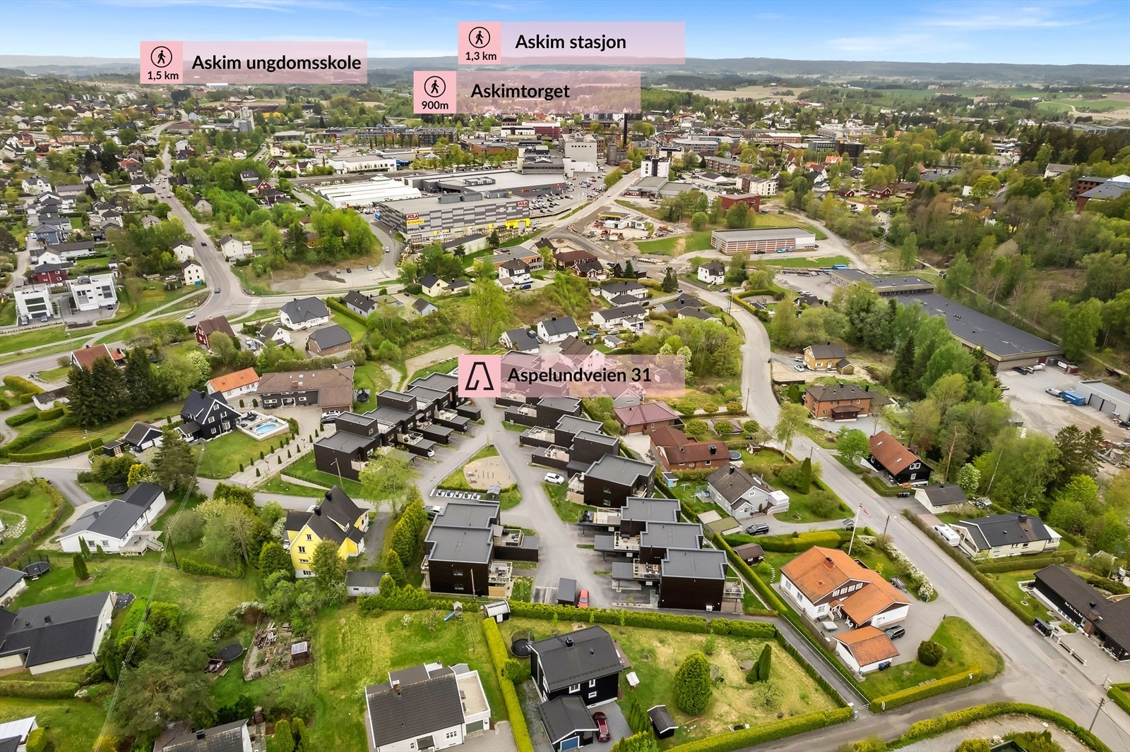 Dronefoto Galleribilde