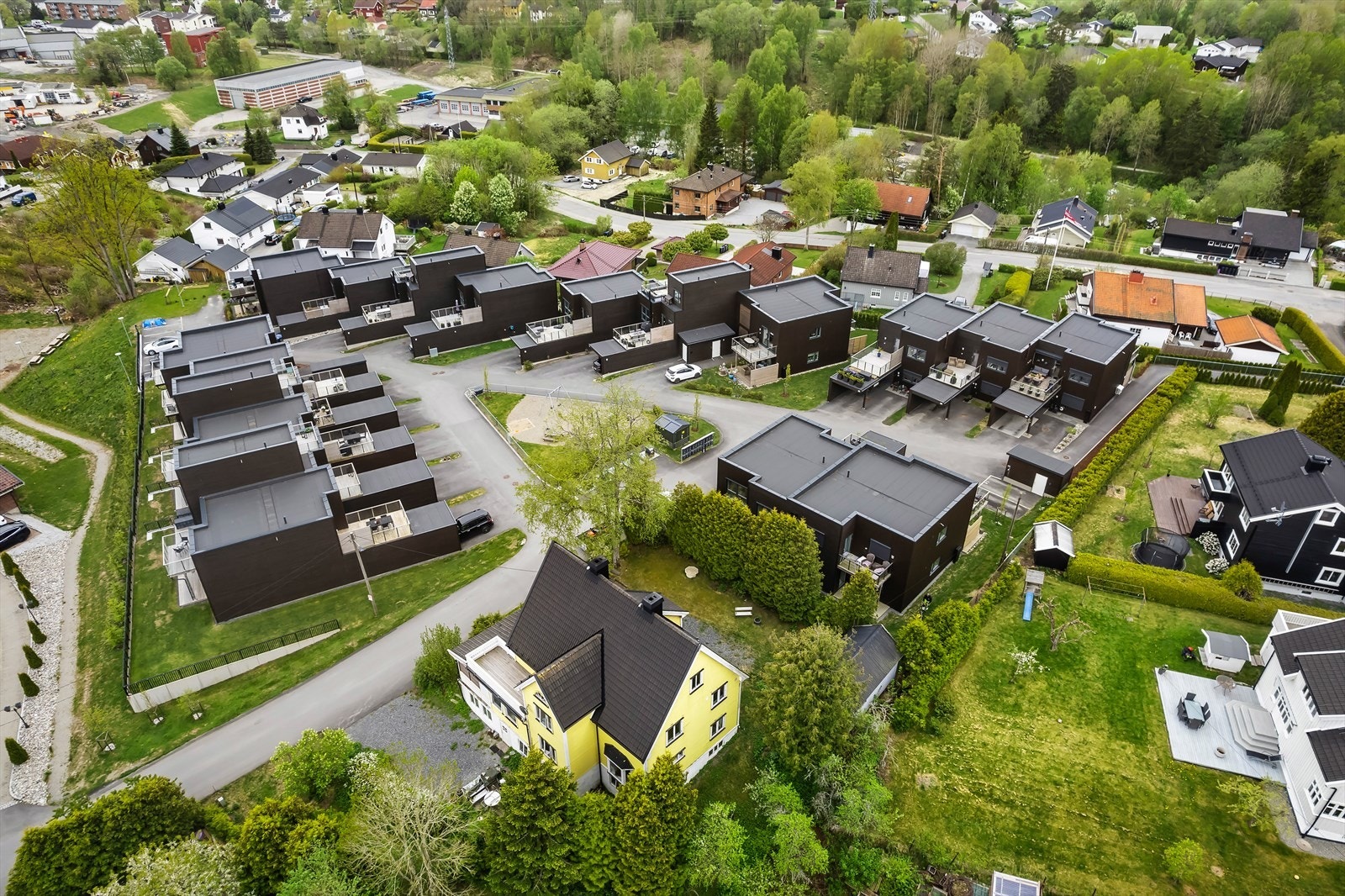 Dronefoto Galleribilde