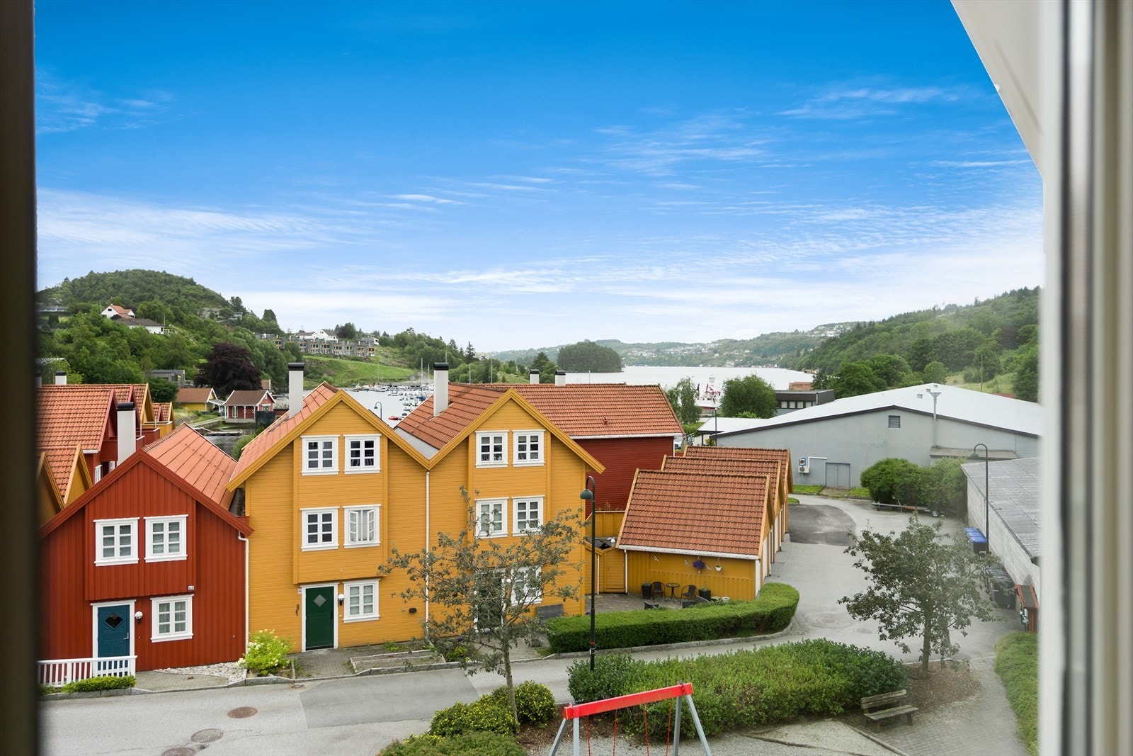 Fin utsikt Galleribilde