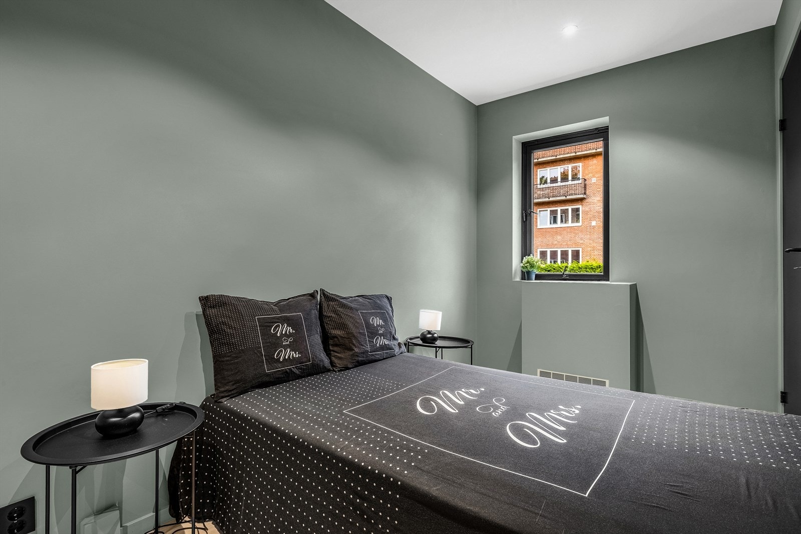 Soverommet har et lunt og behagelig fargepalett. Galleribilde