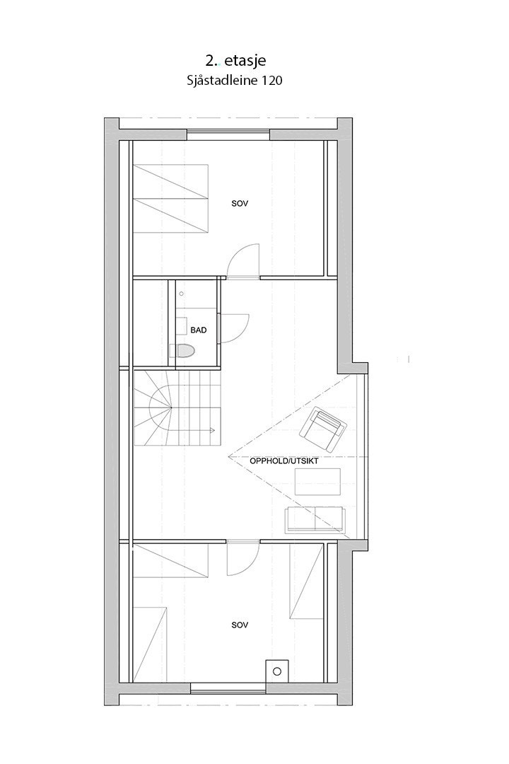 Plantegning 2.etasje. Galleribilde