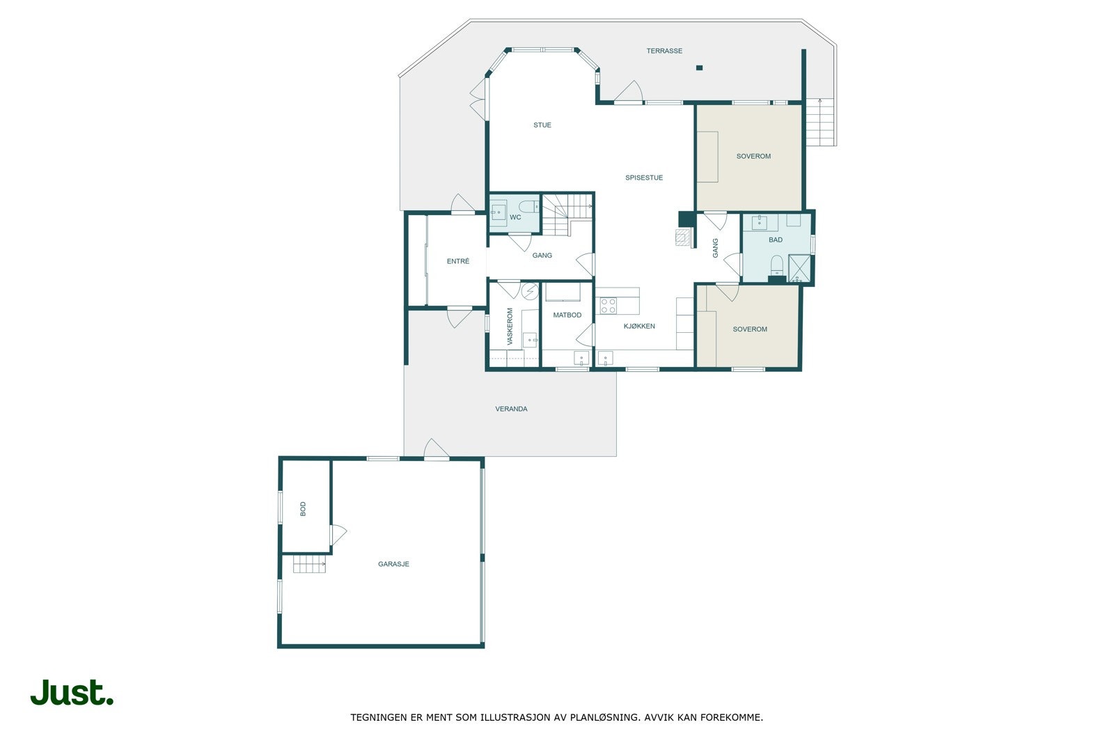 Planskisse hovedplan Galleribilde