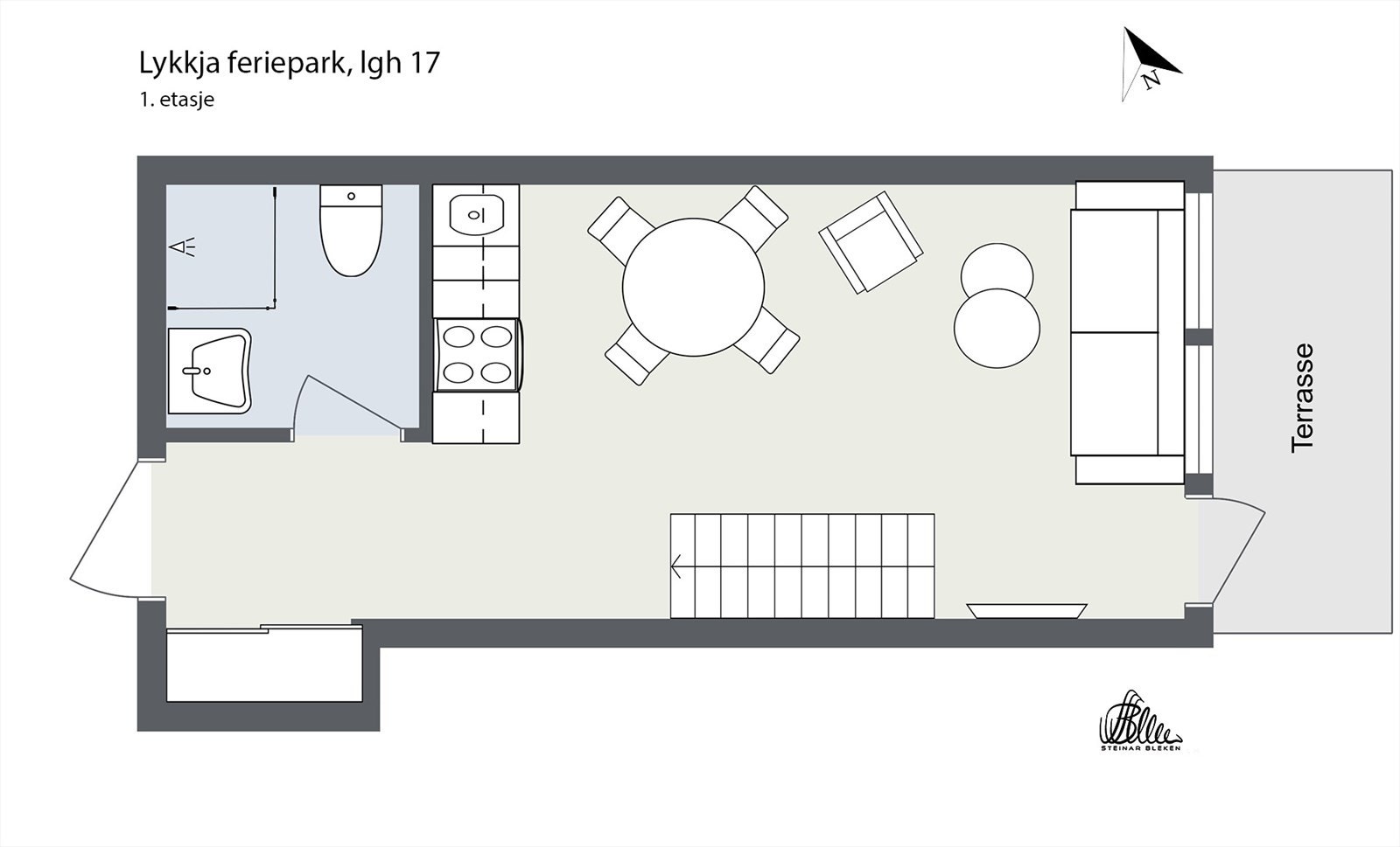 Plan 1. etg Galleribilde