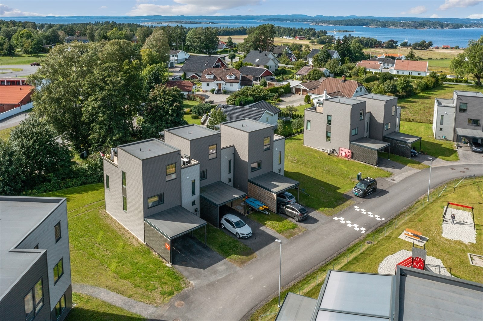 Boligen har en fin intern beliggenhet på enden Galleribilde