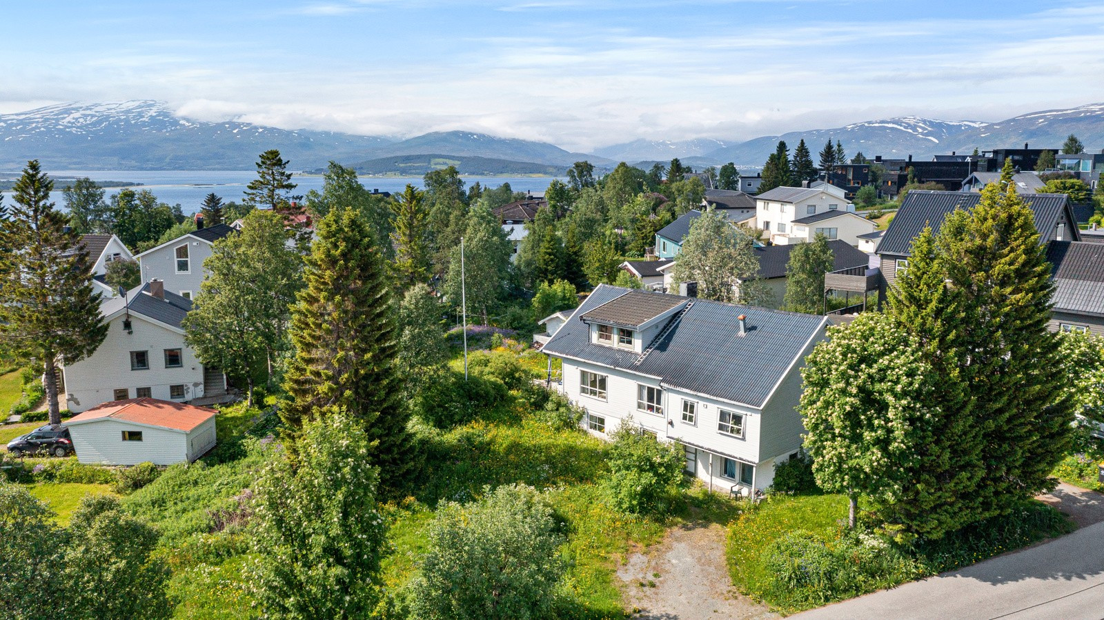 Nydelig utsikt mot Balsfjorden!