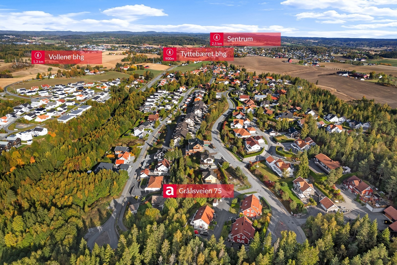 Dronefoto Galleribilde