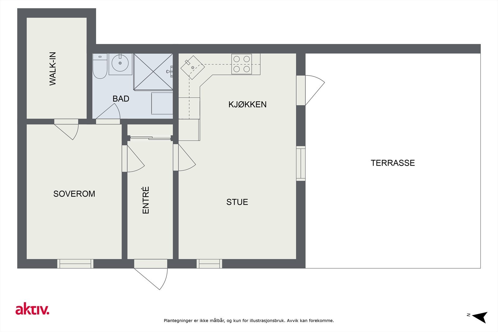 Plantegning Galleribilde