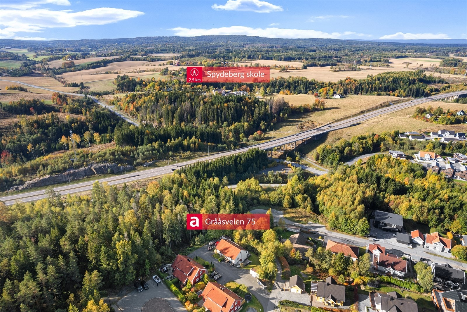 Dronefoto Galleribilde
