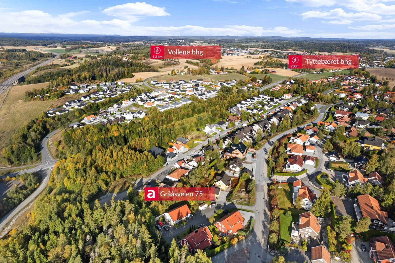 Dronefoto Galleribilde