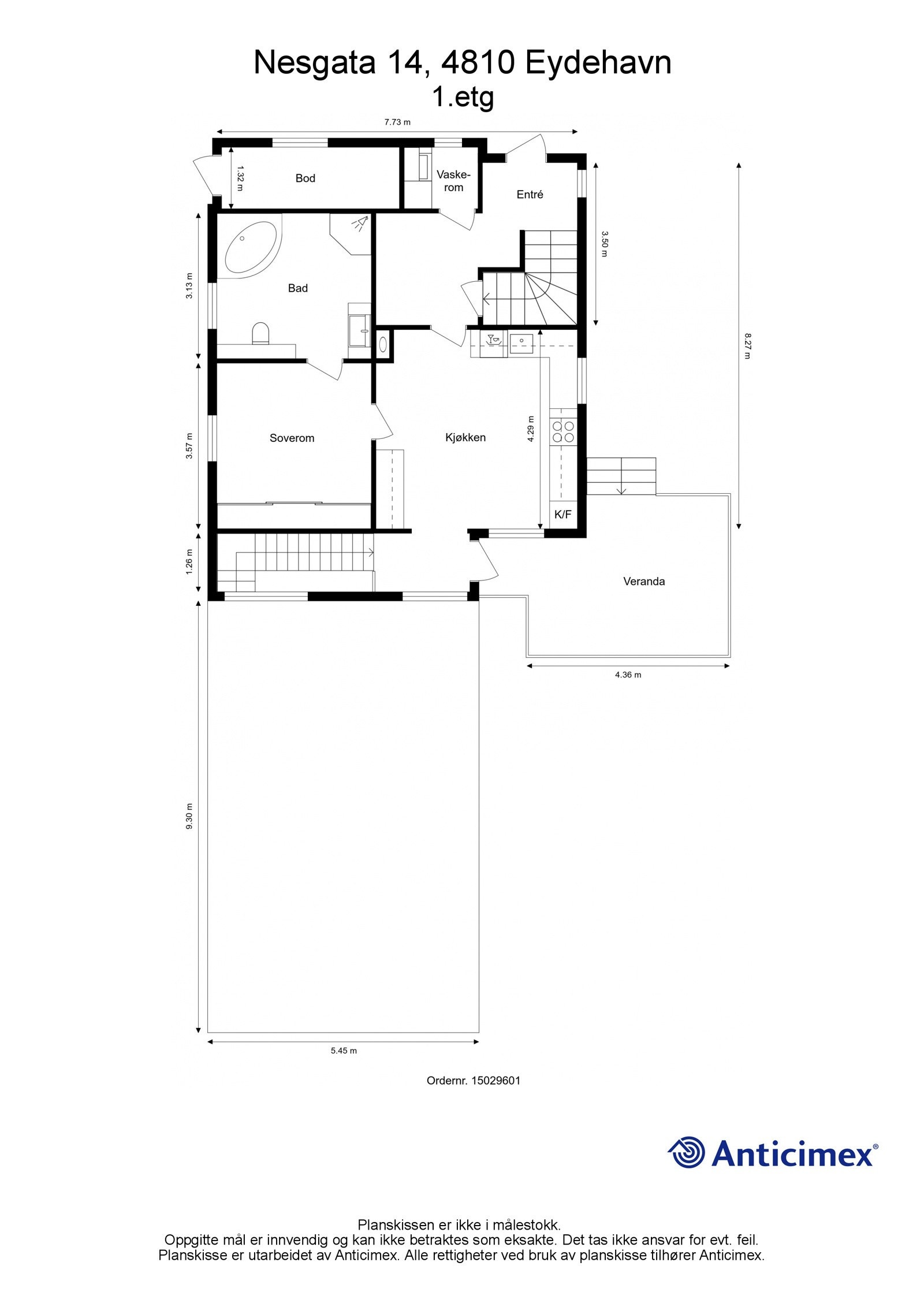 Plantegning Hovedetasje Galleribilde