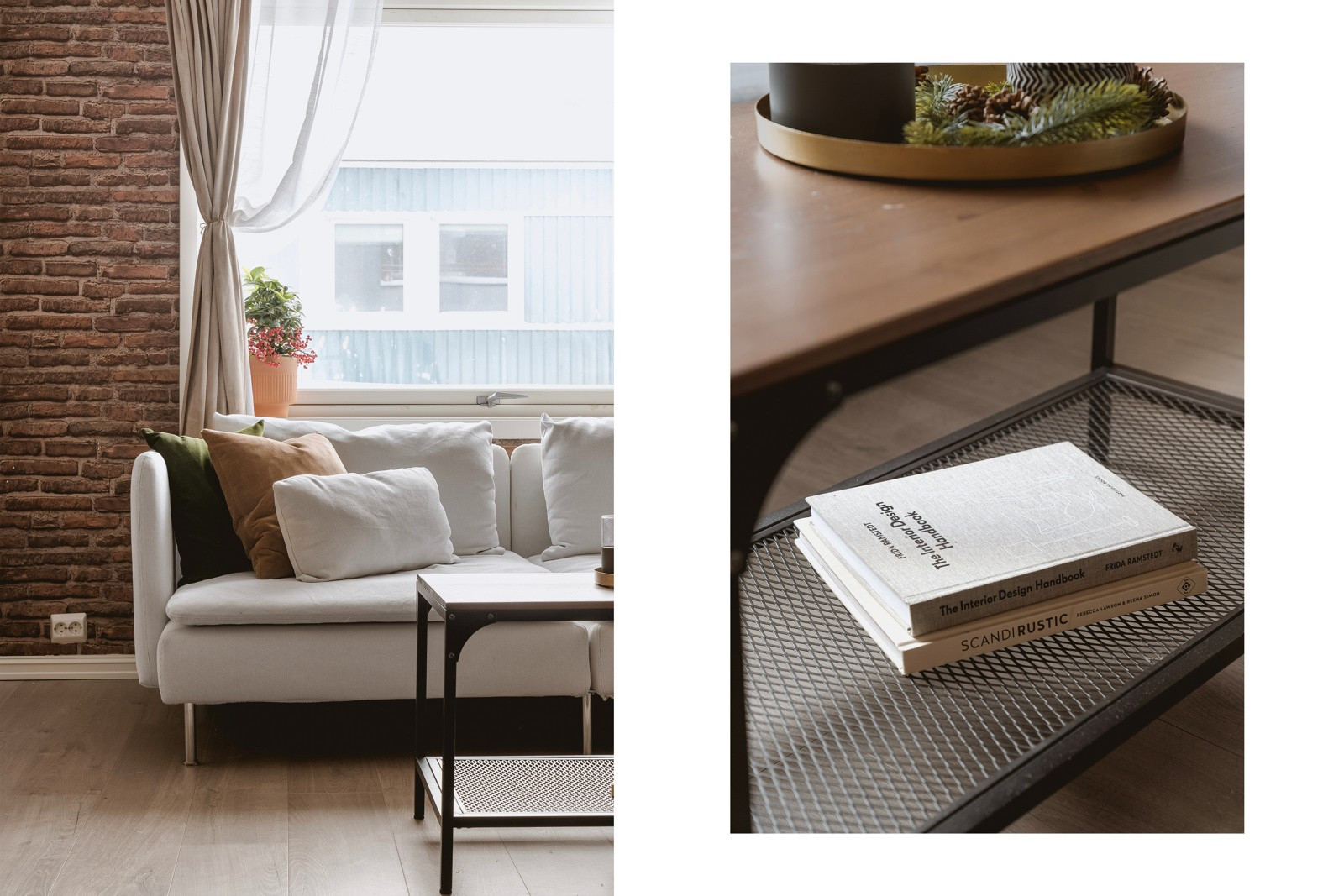 De store vindusflatene slipper inn rikelige mengder med naturlig lys. Vinduet er nytt fra 2018.