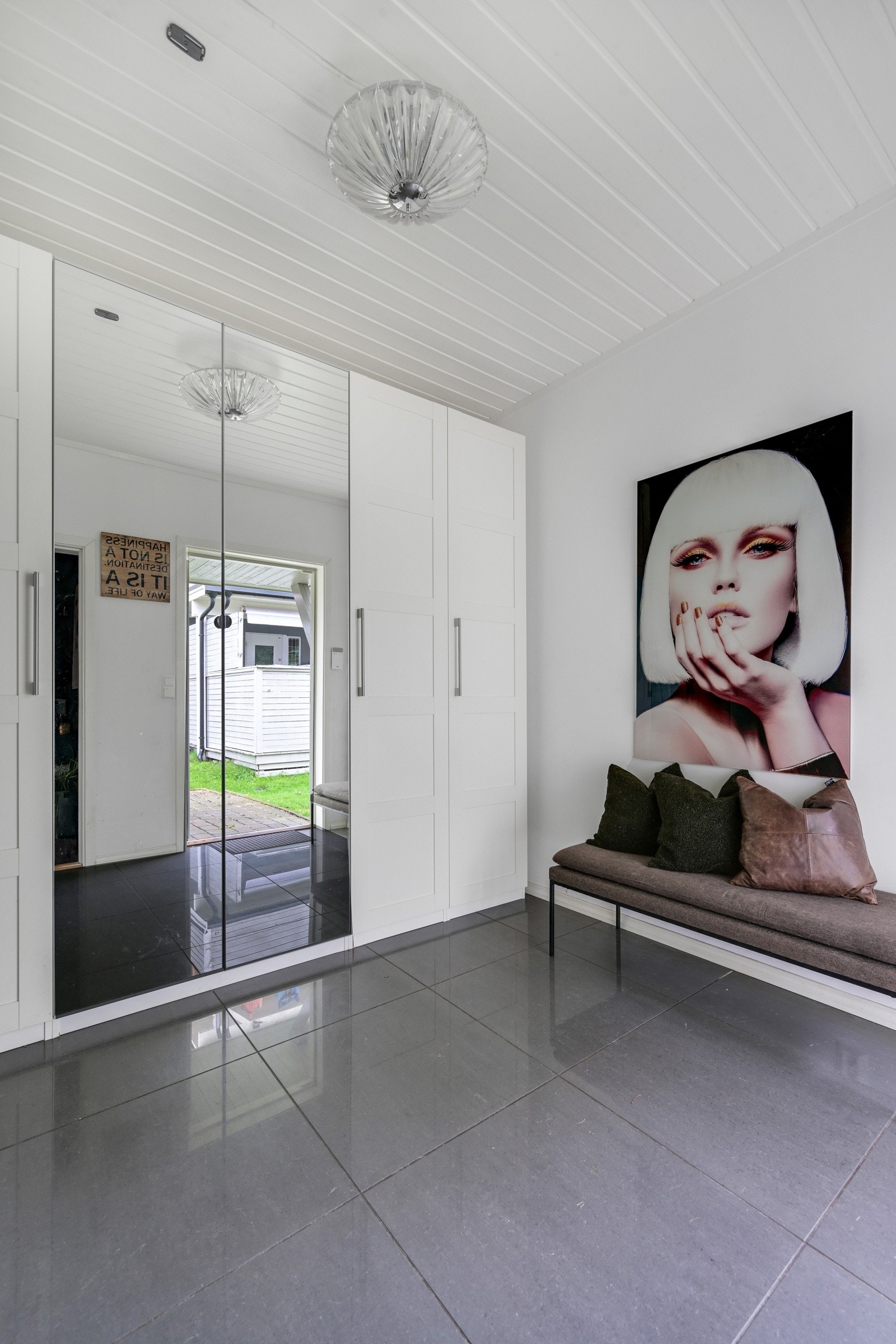 Deilig med stor og innbydene hall. Galleribilde