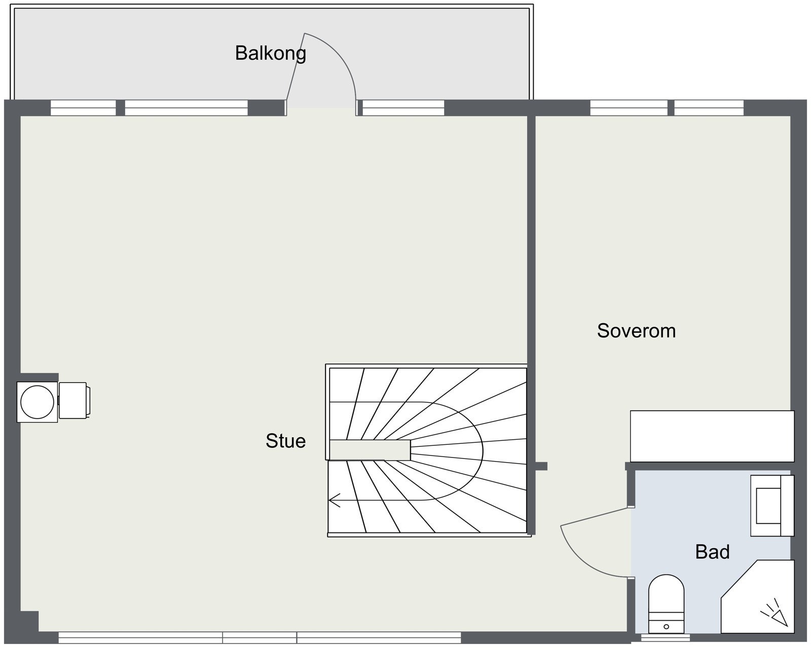 2. Etasje Galleribilde