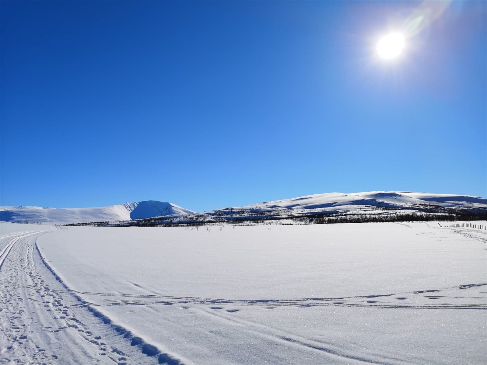 Vinterstid tråkkes det skiløyper i nærområdet - Selgers egne bilder Galleribilde