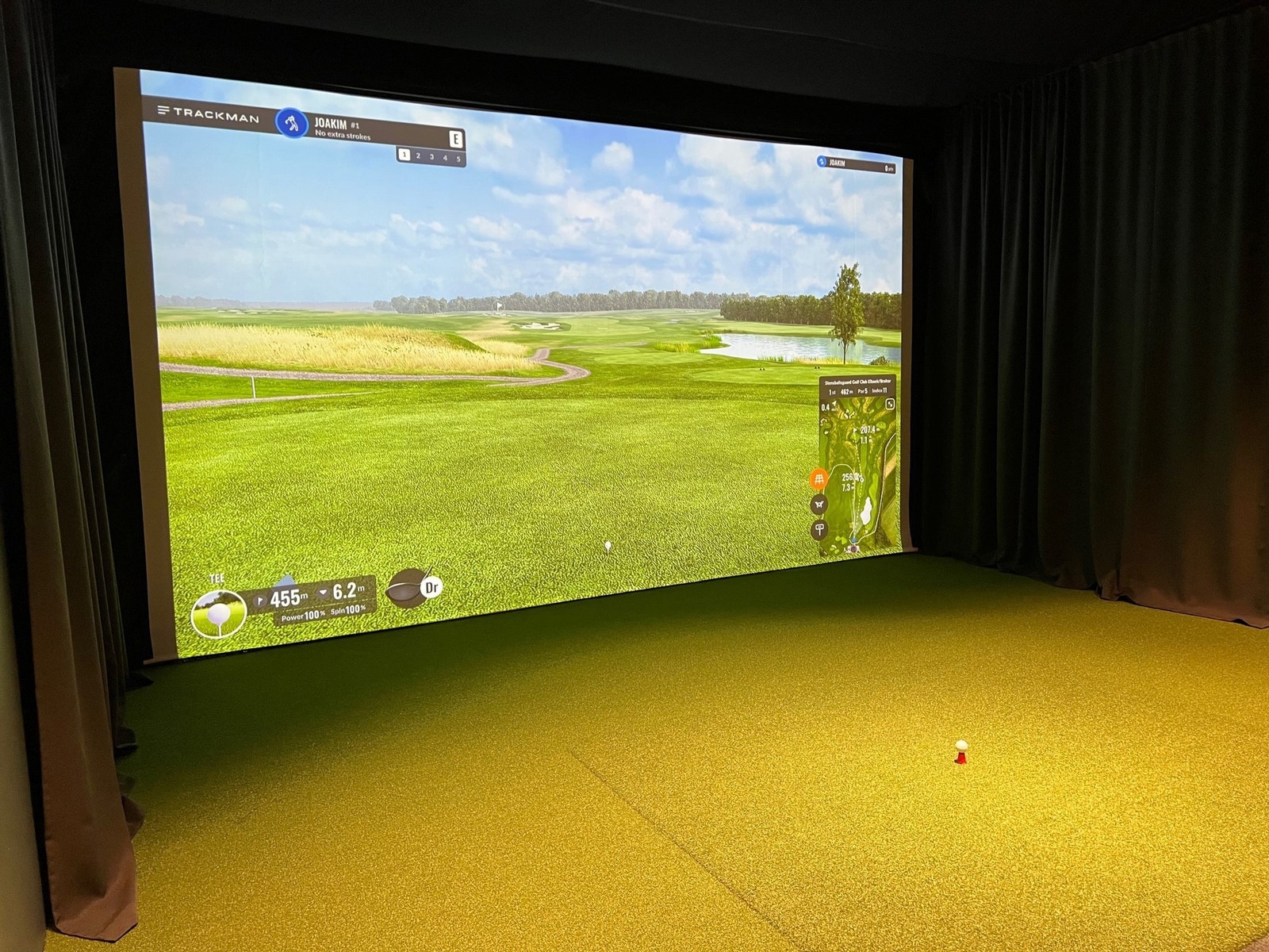 Golfsimulator Galleribilde