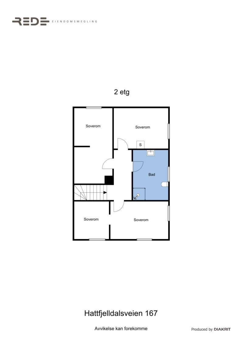 Platnegning 2 etg. Galleribilde