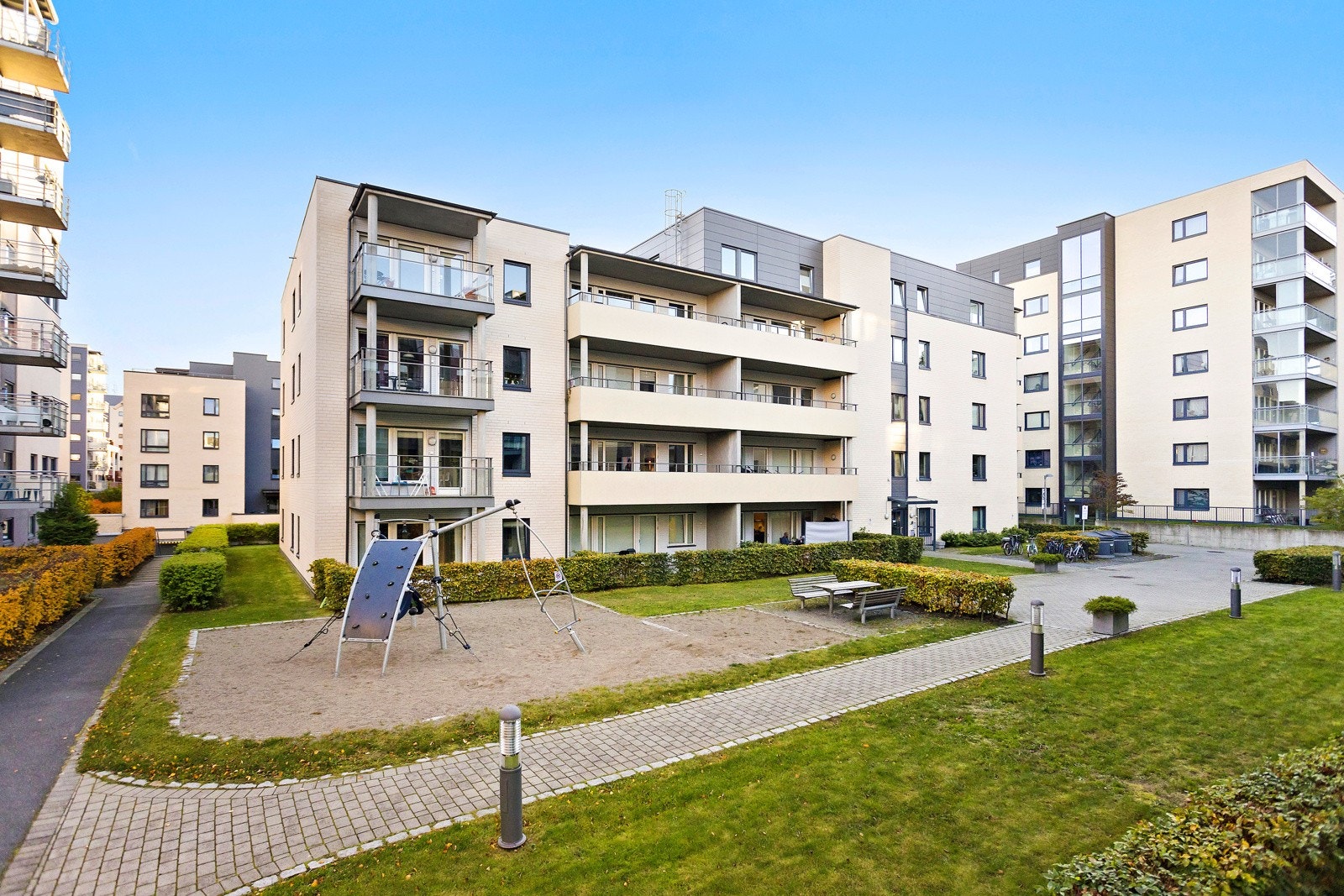 Fasaden til Søster Mathildes gate 27. Galleribilde