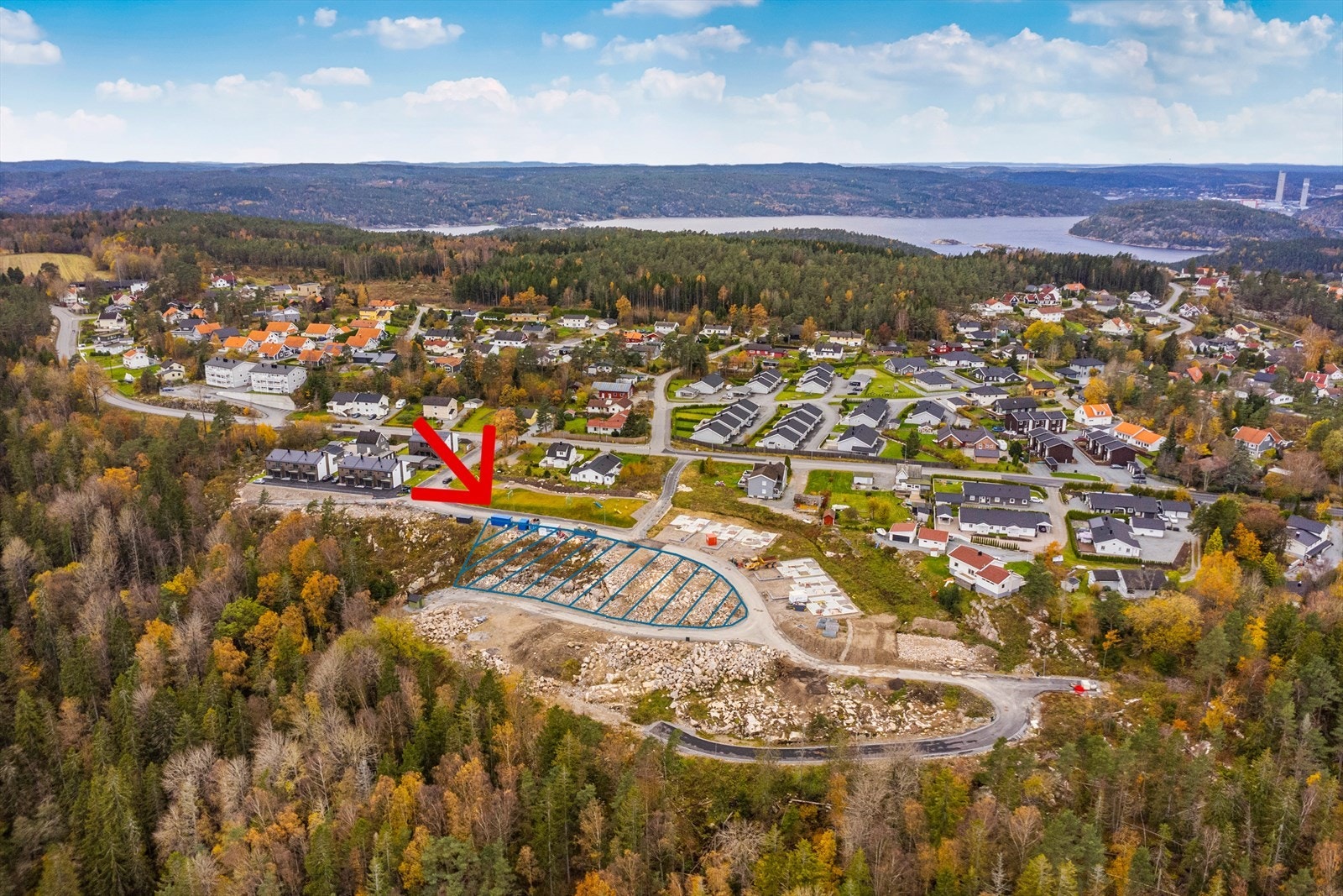 DNB Eiendom Halden preserer en mulighet for boligutvikling. Tomt på Riskollen for oppføring av inntil 20 enheter i blokkbebyggelse. Galleribilde