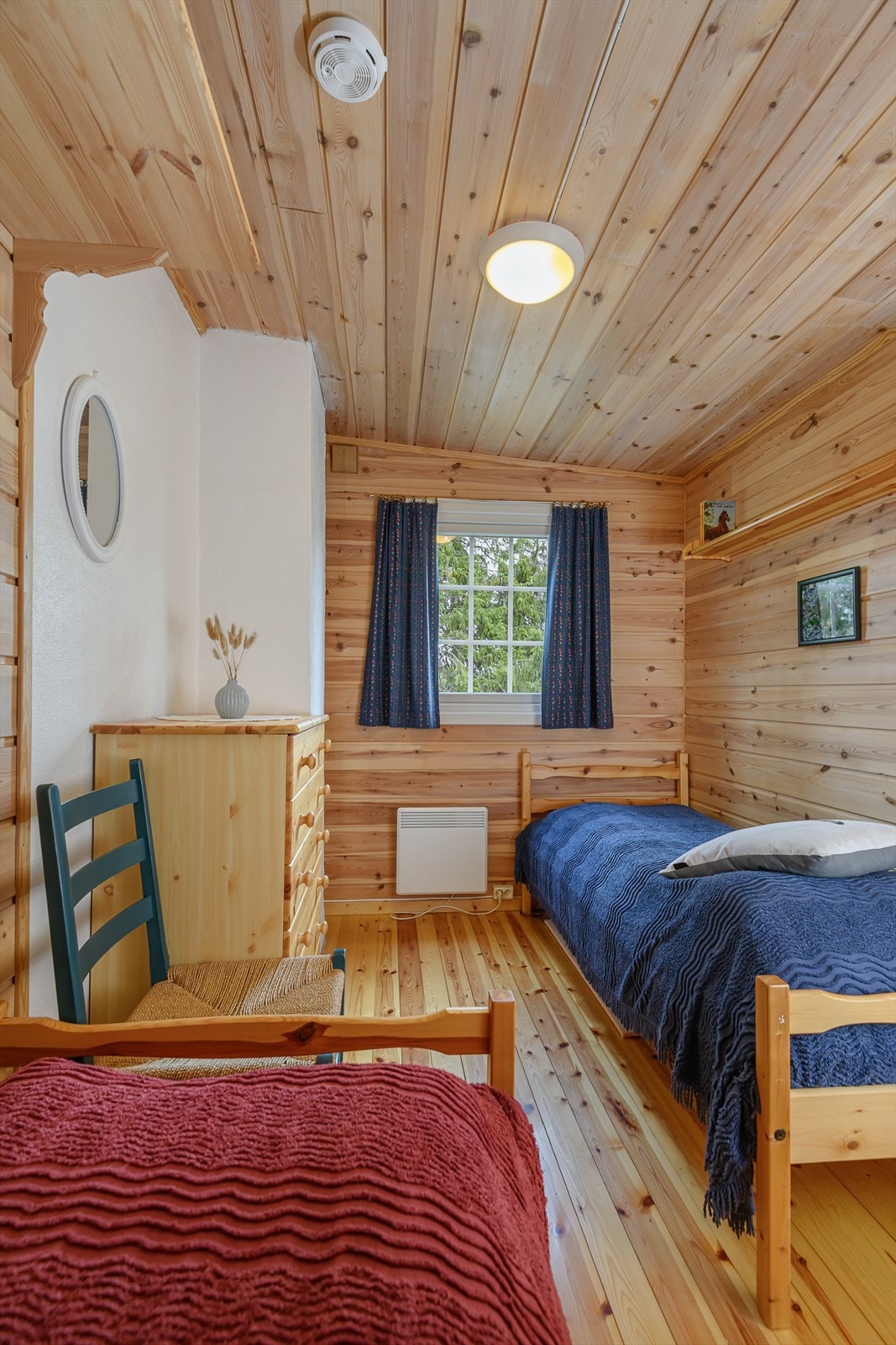 Soverom med plass til to senger. Galleribilde