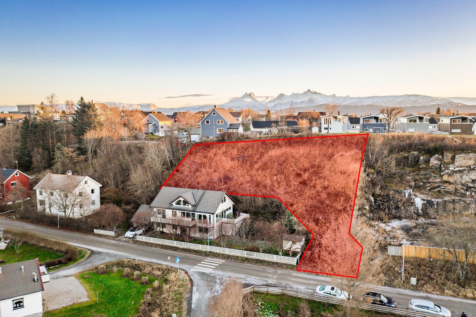 Faktisk tomtegrense kan avvike fra illustrasjon Galleribilde