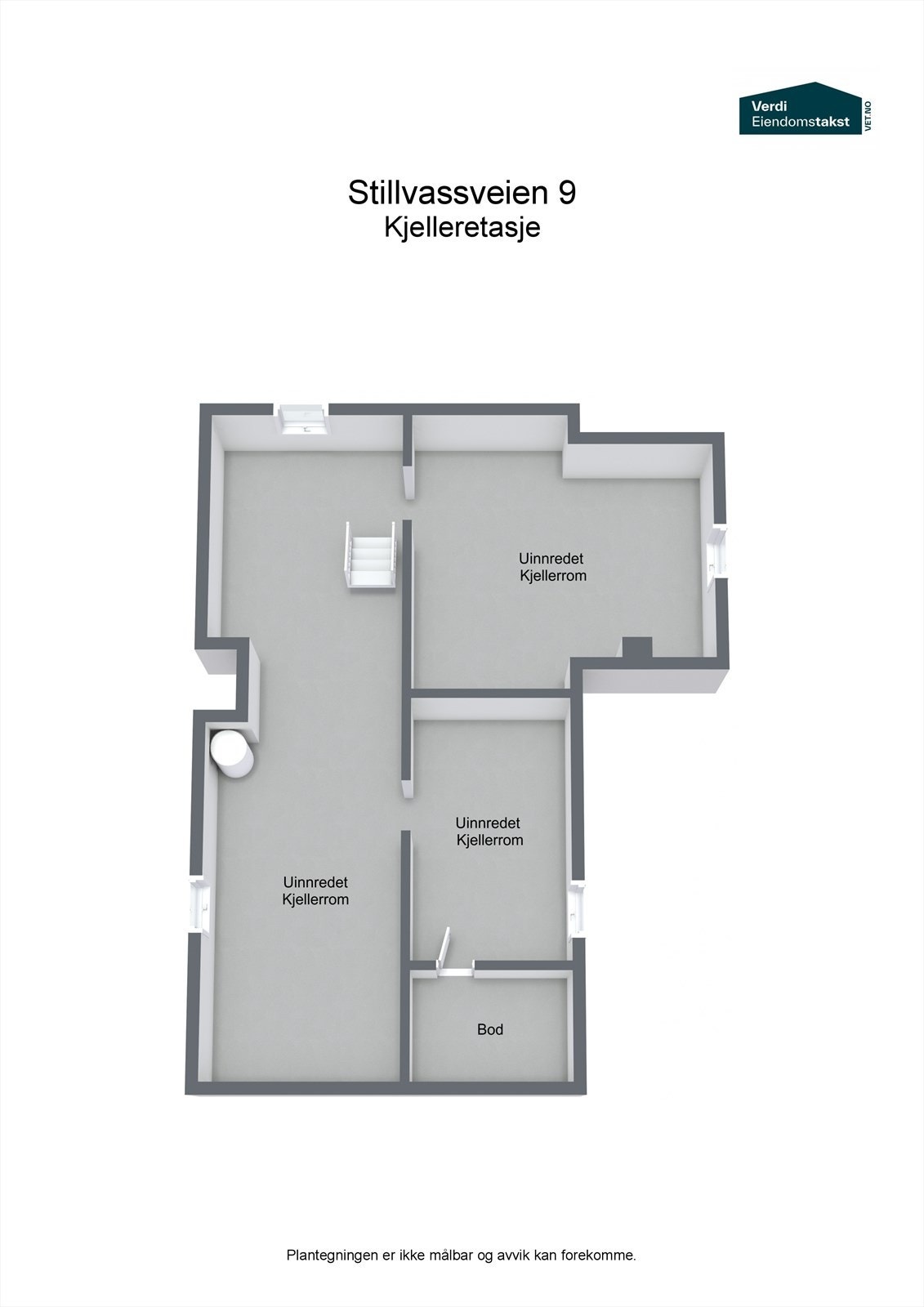 Stillvassveien 9 - 3D - Kjelleretasje Galleribilde