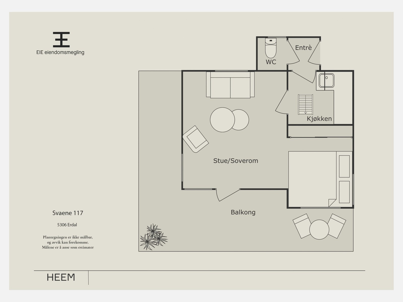 Plantegning 2D Galleribilde