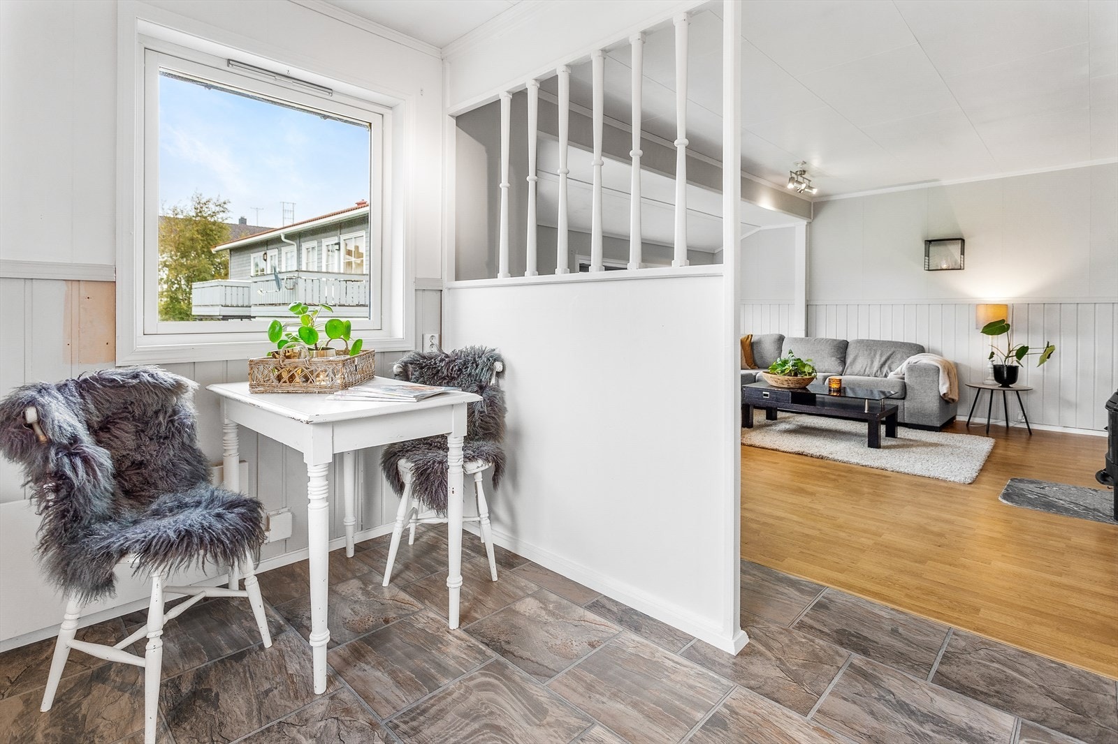 Det er også plass til å innrede en liten spisekrok på kjøkkenet. Galleribilde