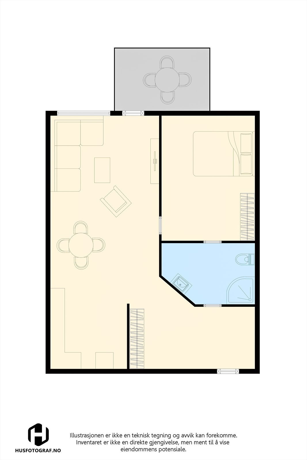 Plantegning Galleribilde