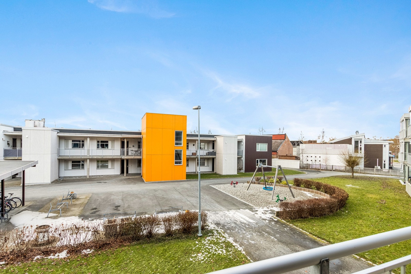 Utsikt fra balkong. Galleribilde