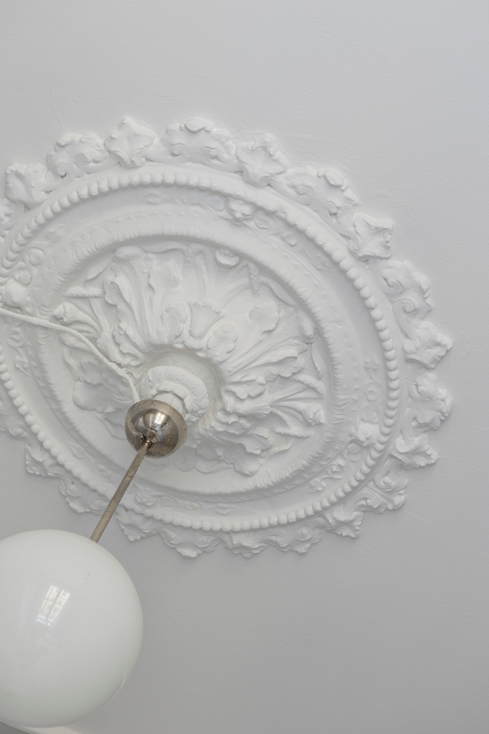 I soveromstaket er det en flott original rosett. Galleribilde