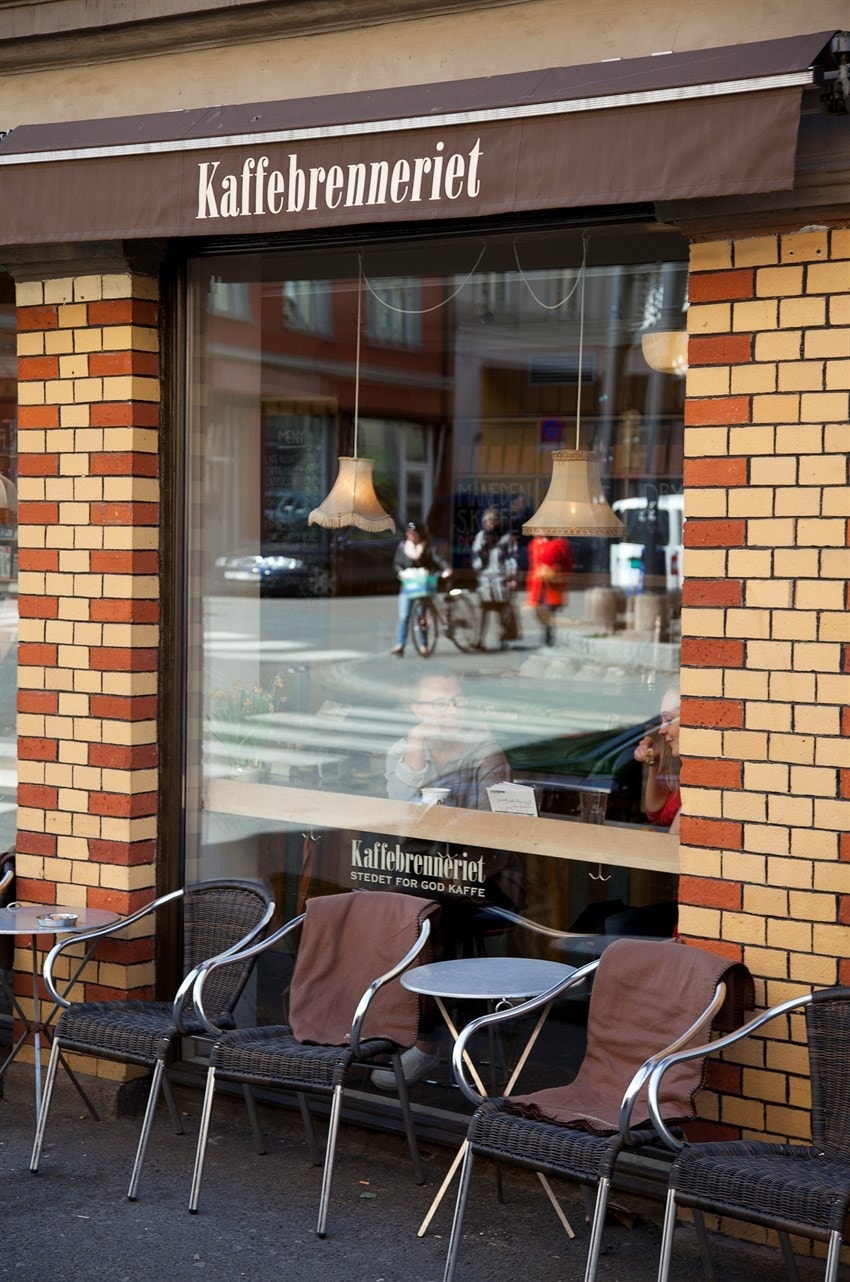 Kaffebrenneriet på Birkelunden er møteplass for lokalbefolkningen Galleribilde