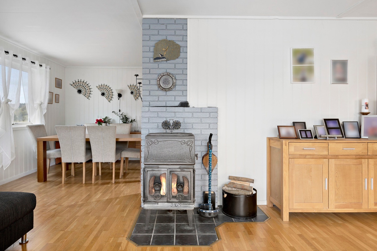 Vedfyring Galleribilde