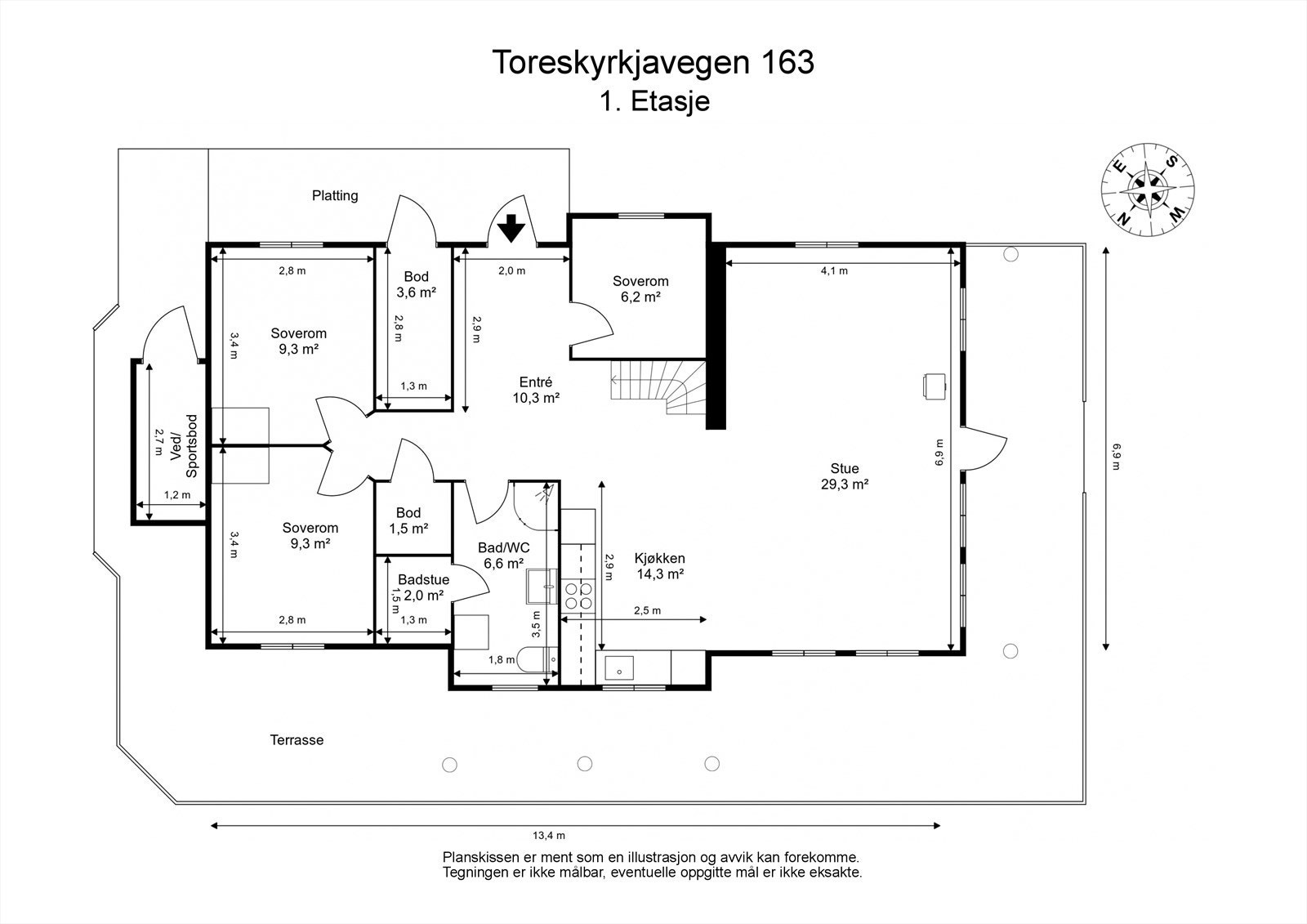 Toreskyrkjavegen 163 - 1. Etasje Galleribilde