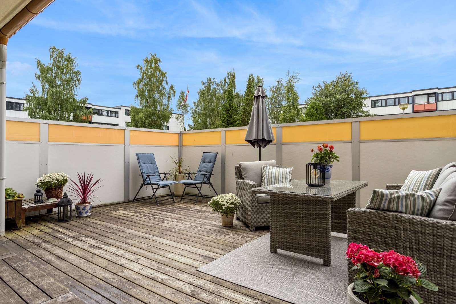 Leiligheten er vendt inn mot indre gårdsrom. Galleribilde