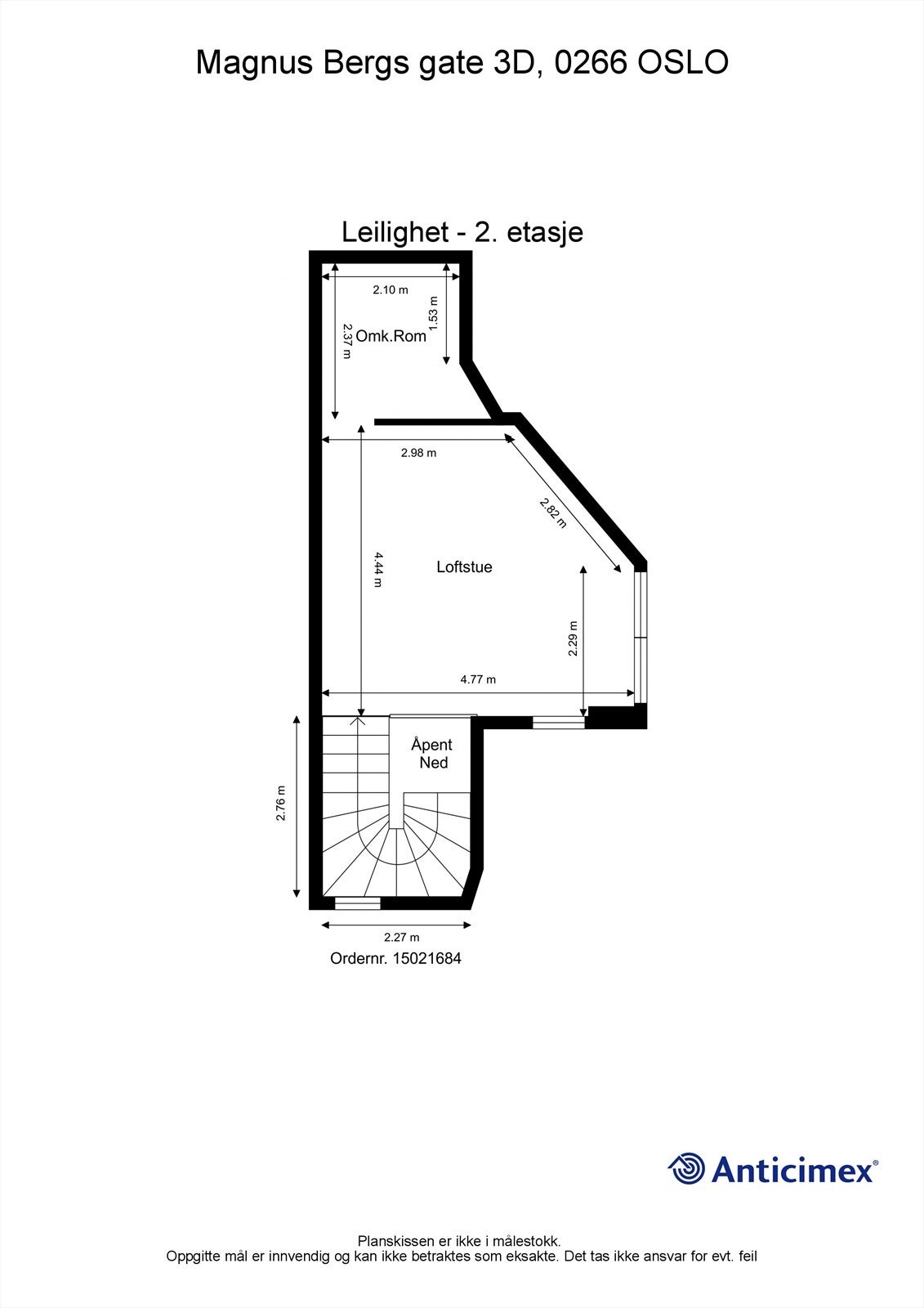 Plantegning 2. etasje. Galleribilde