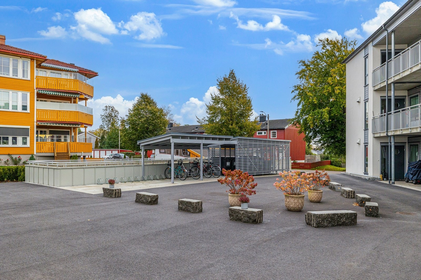 Pent opparbeidet fellesområder. Galleribilde
