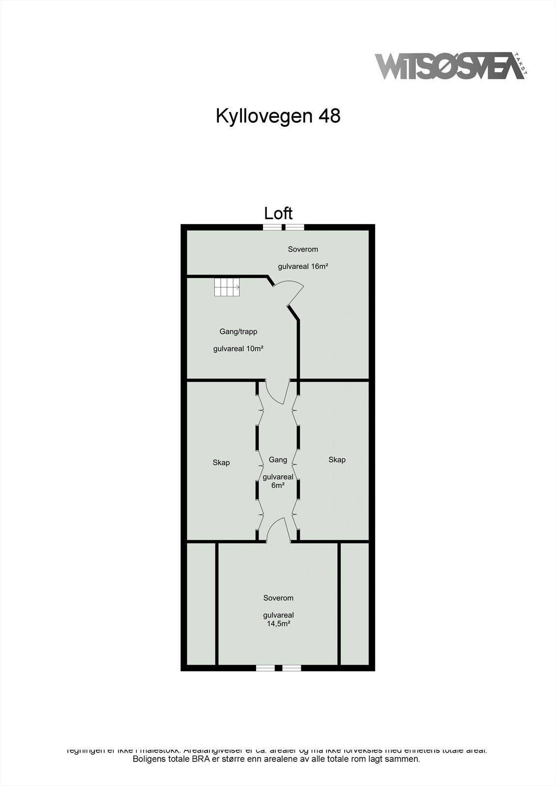 Floorplan letterhead - Kyllovegen 48 - Loft - 2D Floor Plan.jpg Galleribilde
