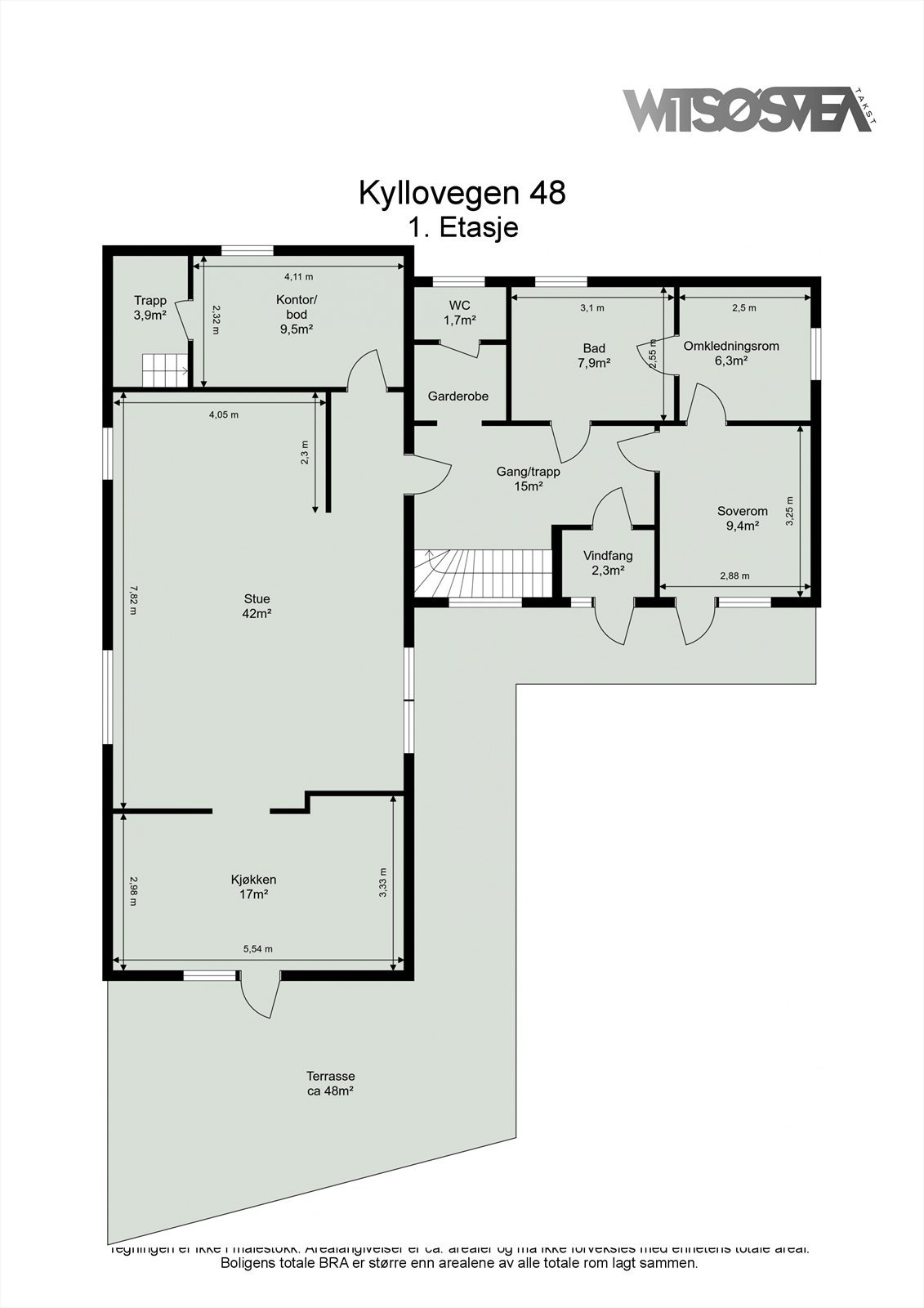 Floorplan letterhead - Kyllovegen 48 - 1. Etasje - 2D Floor Plan (1).jpg Galleribilde