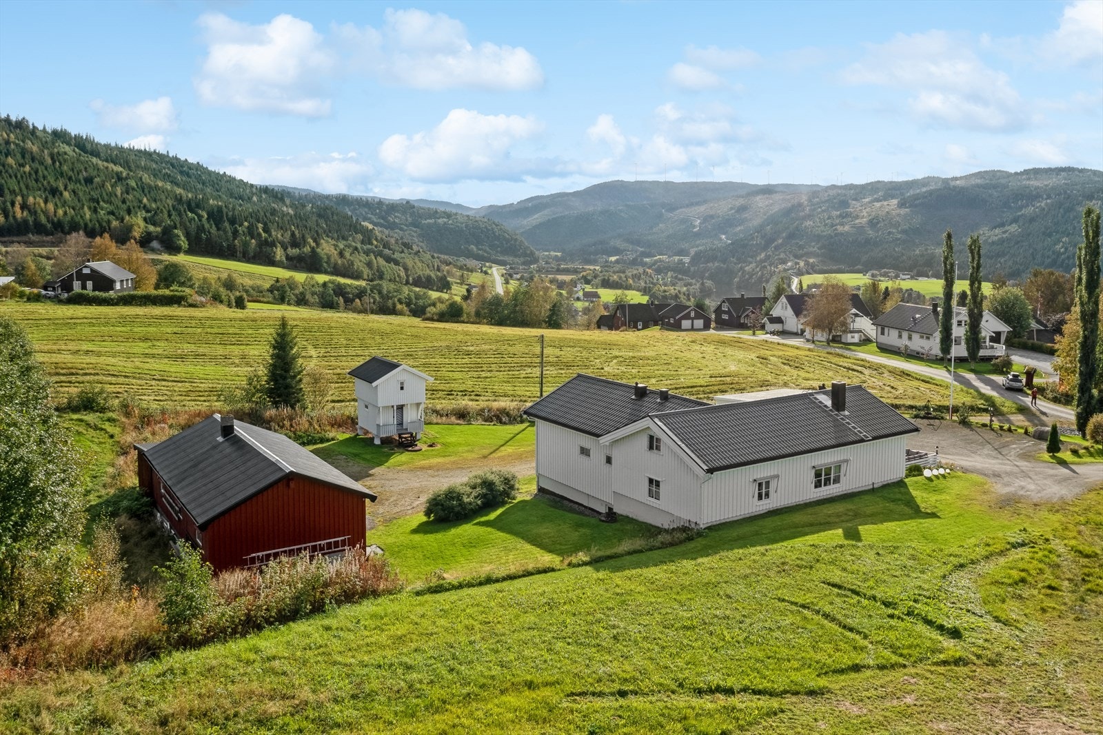 Innholdsrik eiendom med garasje, verkstad, stabbur og bolighus. Tomt på ca 2100 kvm. Galleribilde