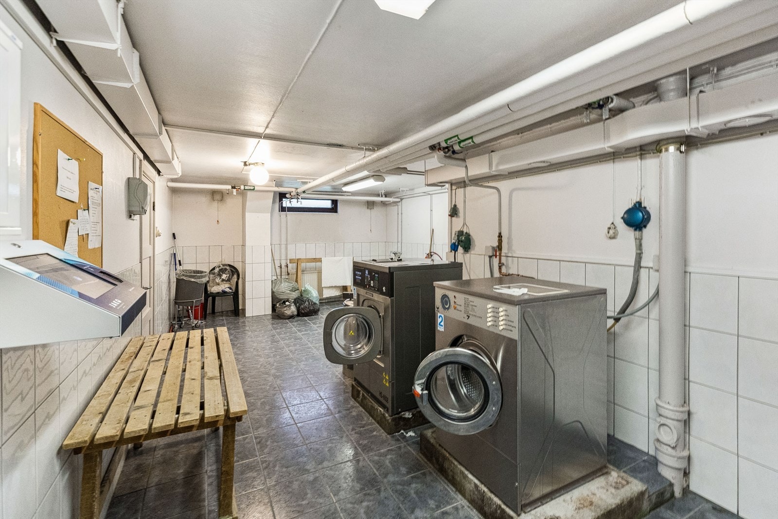 Felles vaskerom i sameiet Galleribilde