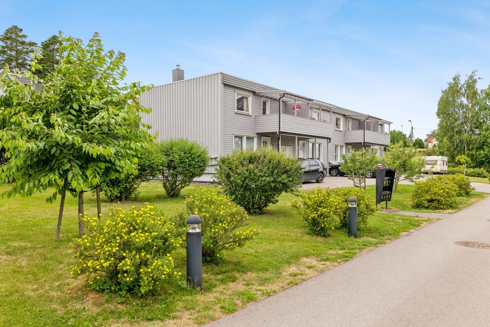 Fasaden ved inngangen Galleribilde