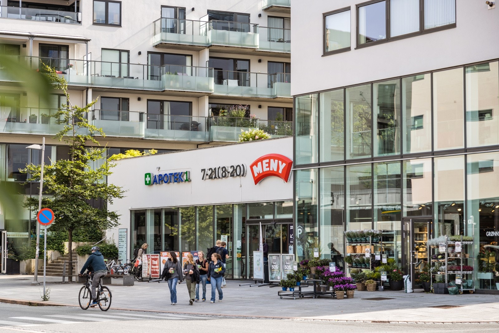 Union Brygge kan tilby det aller meste innenfor kort gangavstand. Galleribilde