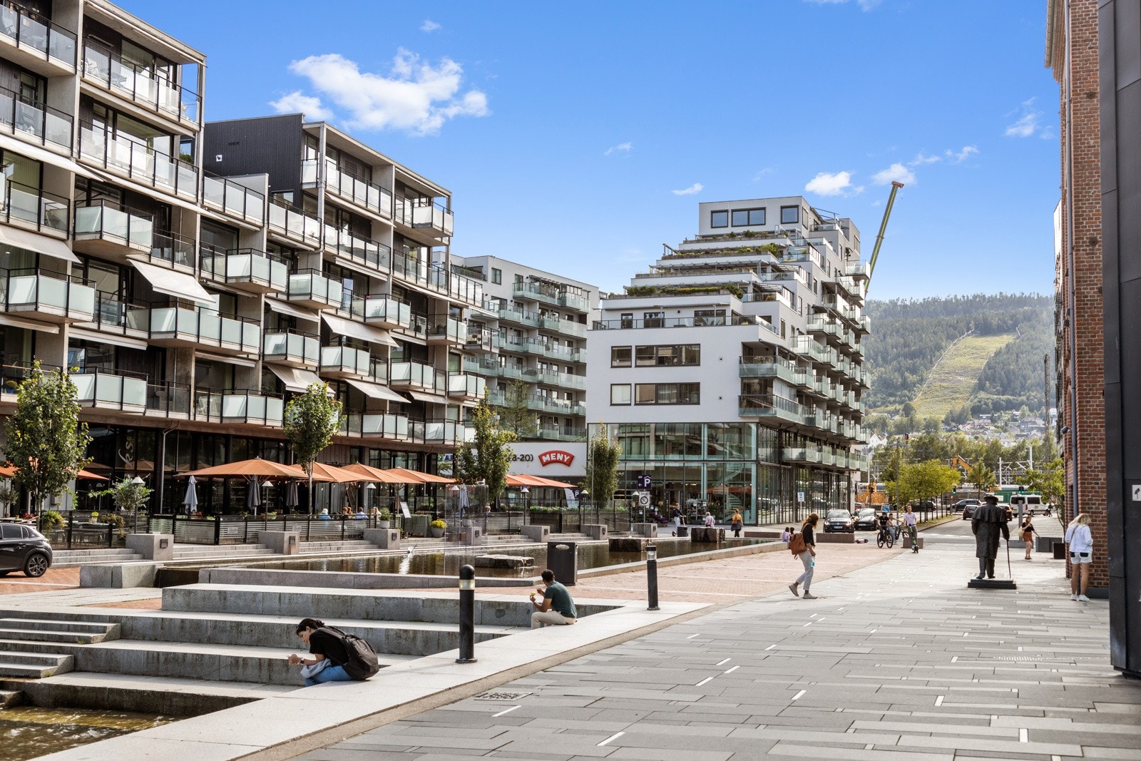 Union Brygge kan tilby det aller meste innenfor kort gangavstand. Galleribilde